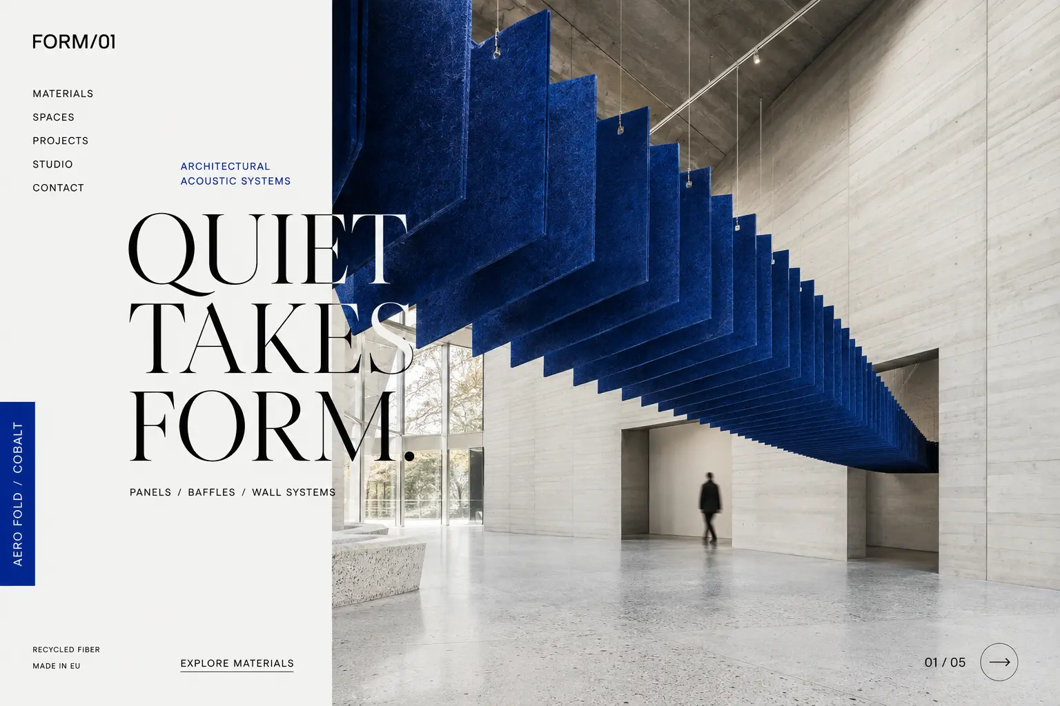 FORM/01 — Architectural Materials